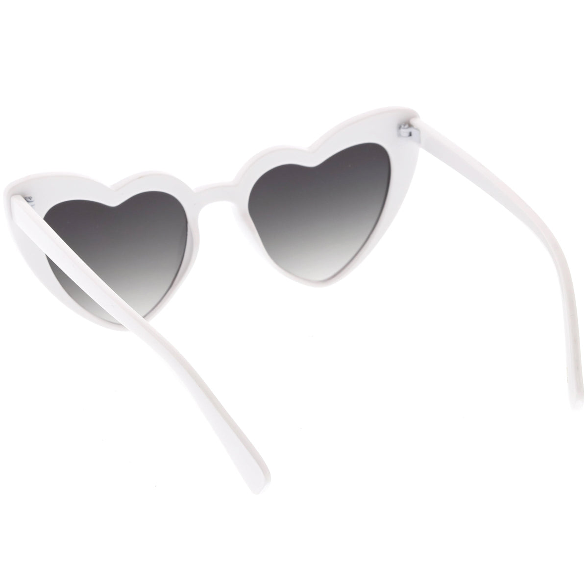 Women's Oversize Rhinestone Heart Shape Sunglasses C711