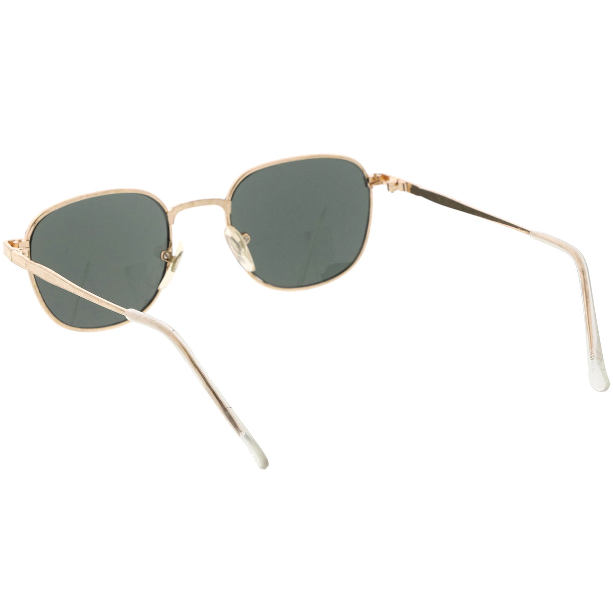 Deadstock True Vintage Square Metal Dapper Sunglasses C717