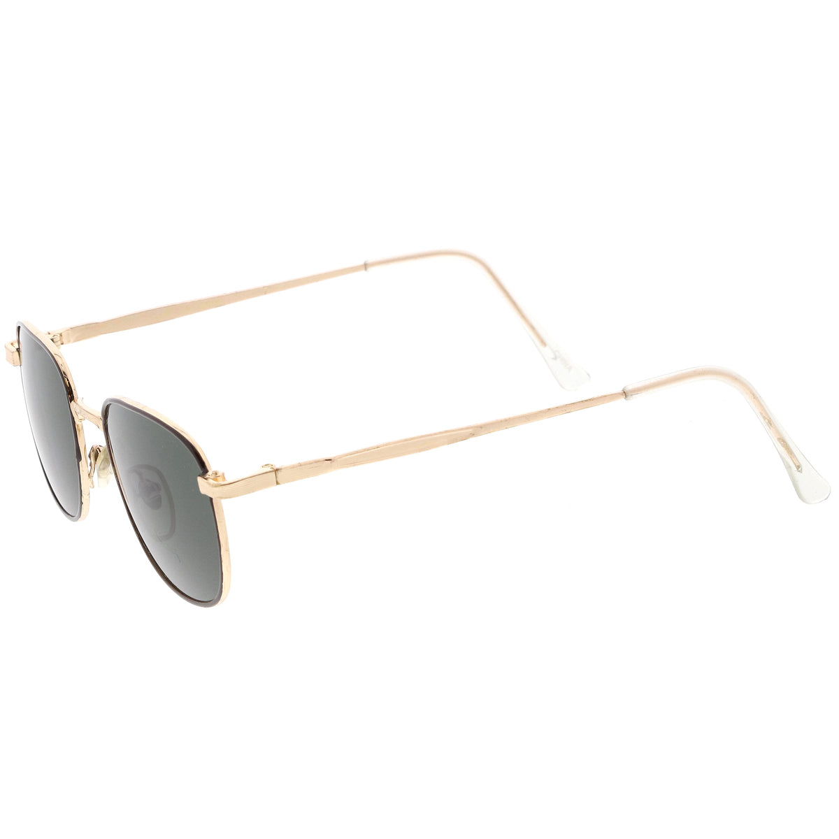 Deadstock True Vintage Square Metal Dapper Sunglasses C717