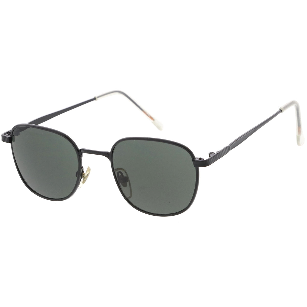 Deadstock True Vintage Square Metal Dapper Sunglasses C717