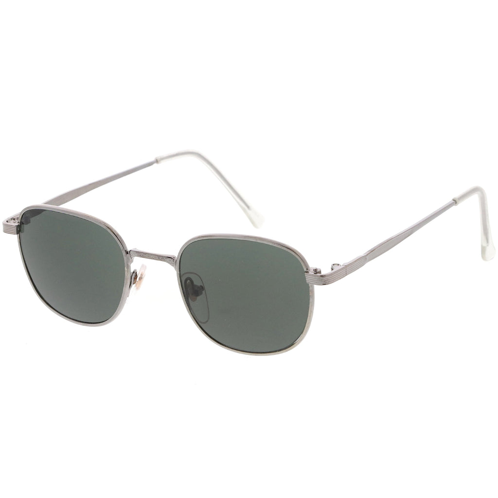 Deadstock True Vintage Square Metal Dapper Sunglasses C717