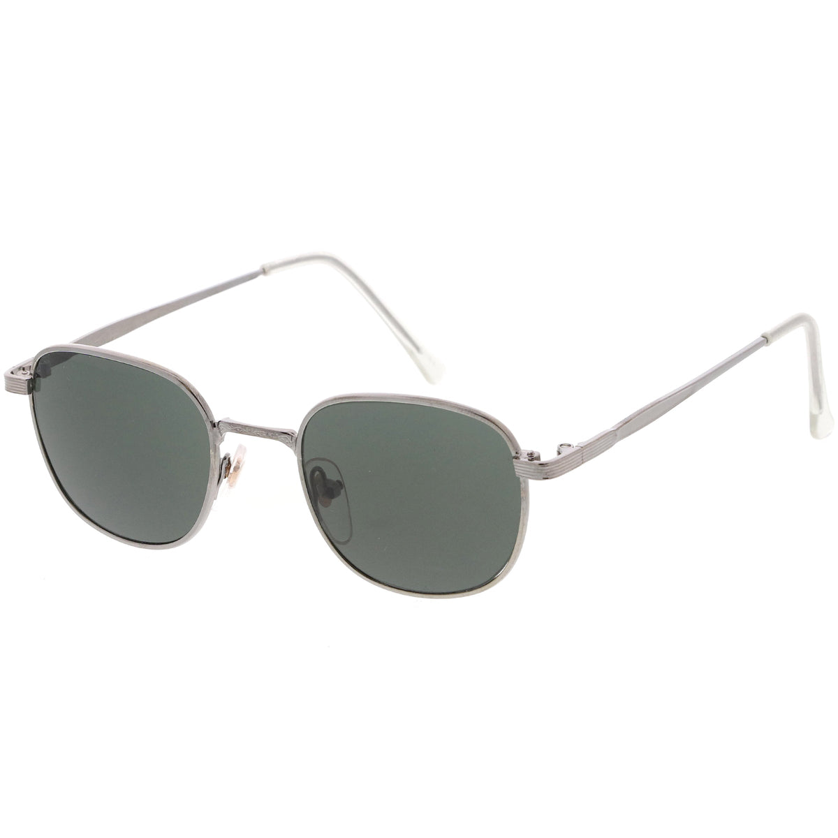 Deadstock True Vintage Square Metal Dapper Sunglasses C717