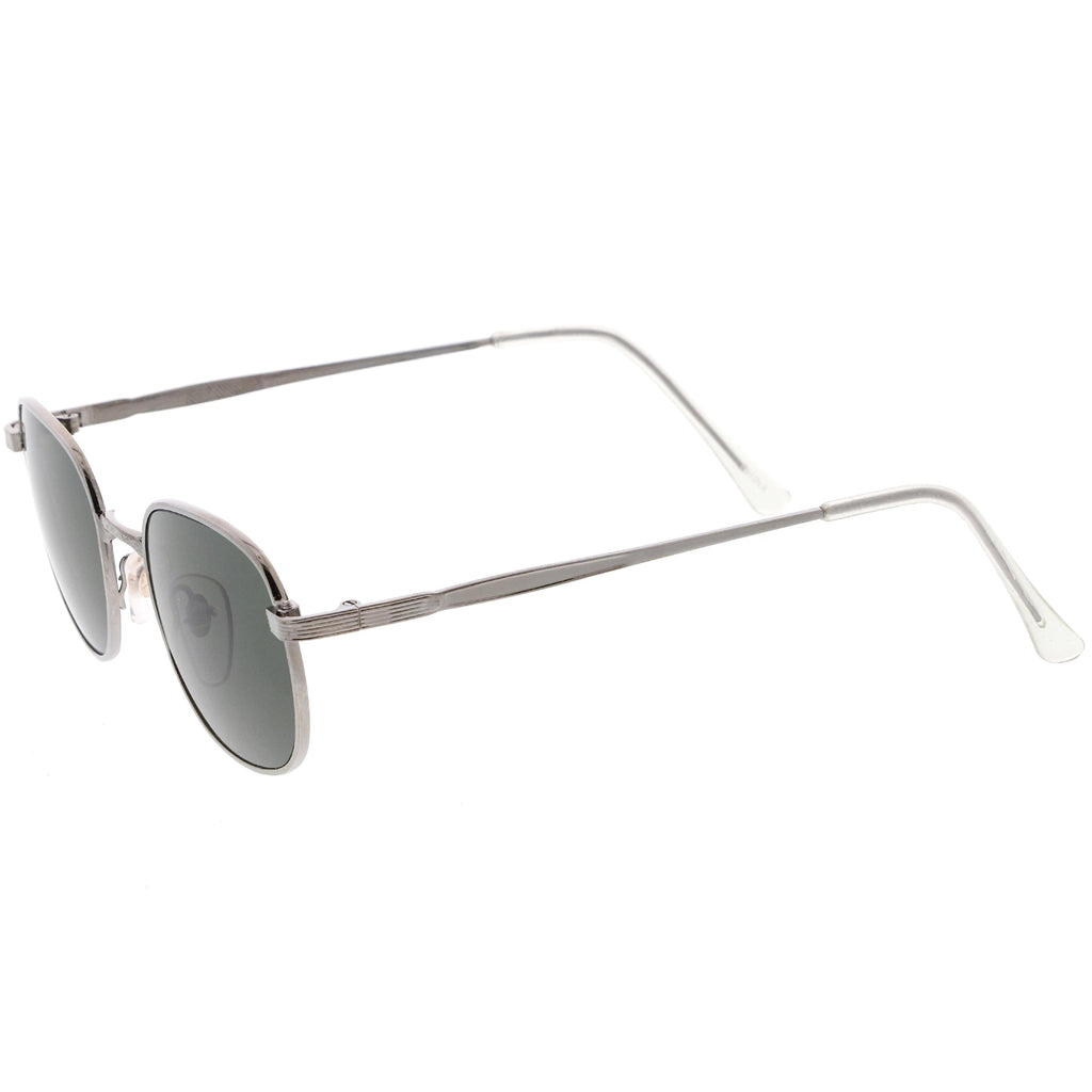 Deadstock True Vintage Square Metal Dapper Sunglasses C717