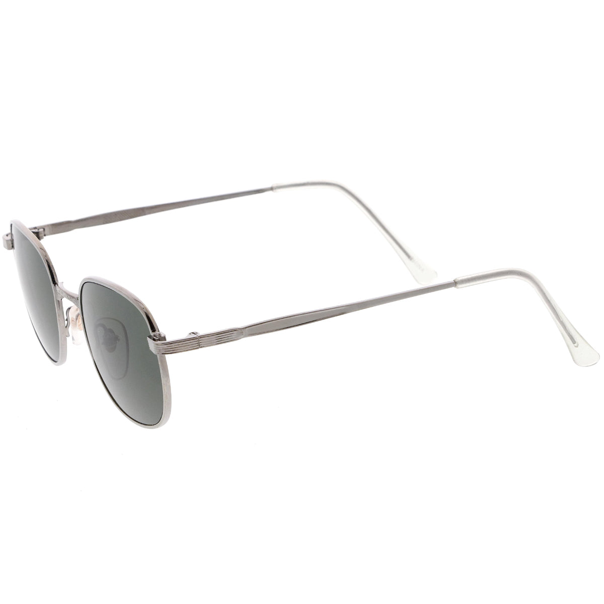Deadstock True Vintage Square Metal Dapper Sunglasses C717