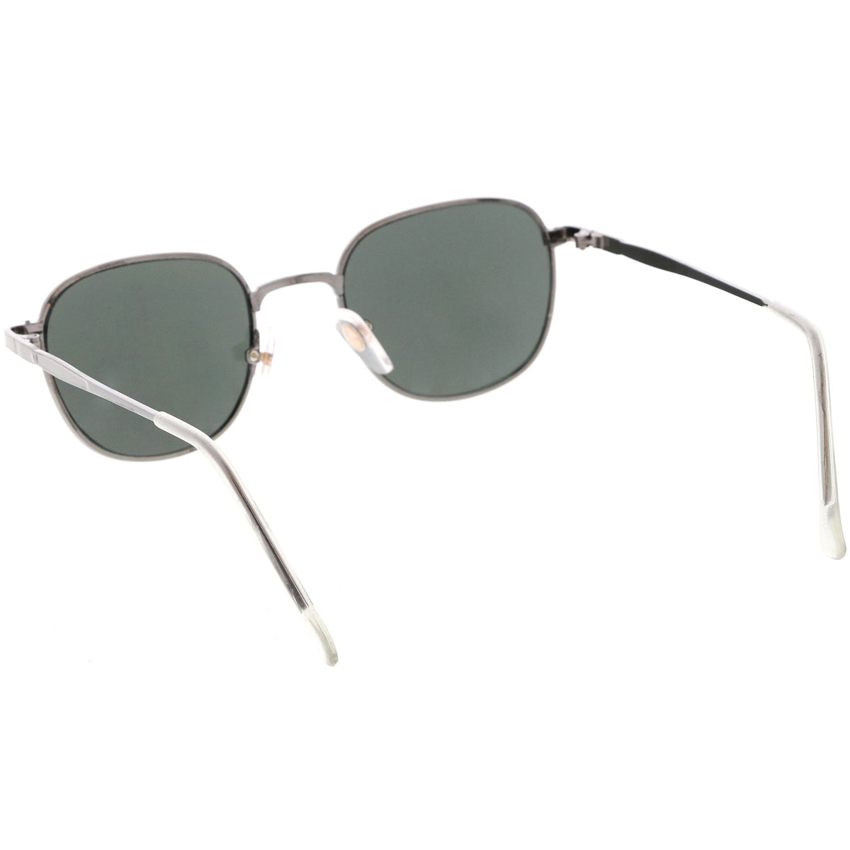Deadstock True Vintage Square Metal Dapper Sunglasses C717