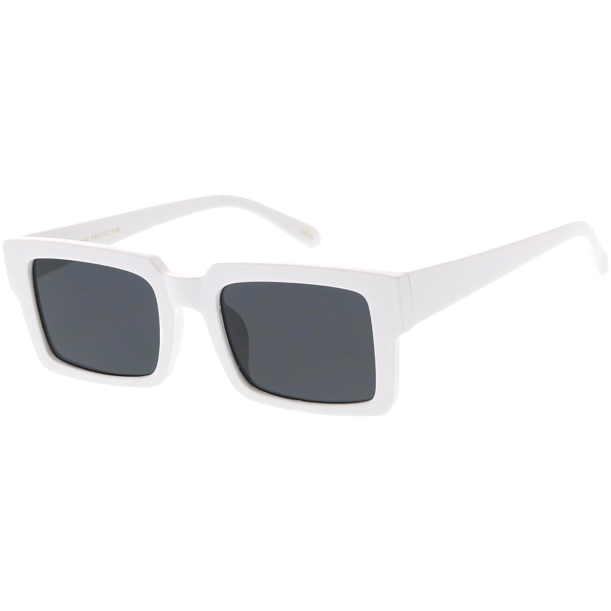 Retro Modern Square Flat Lens Flat Top Sunglasses C732