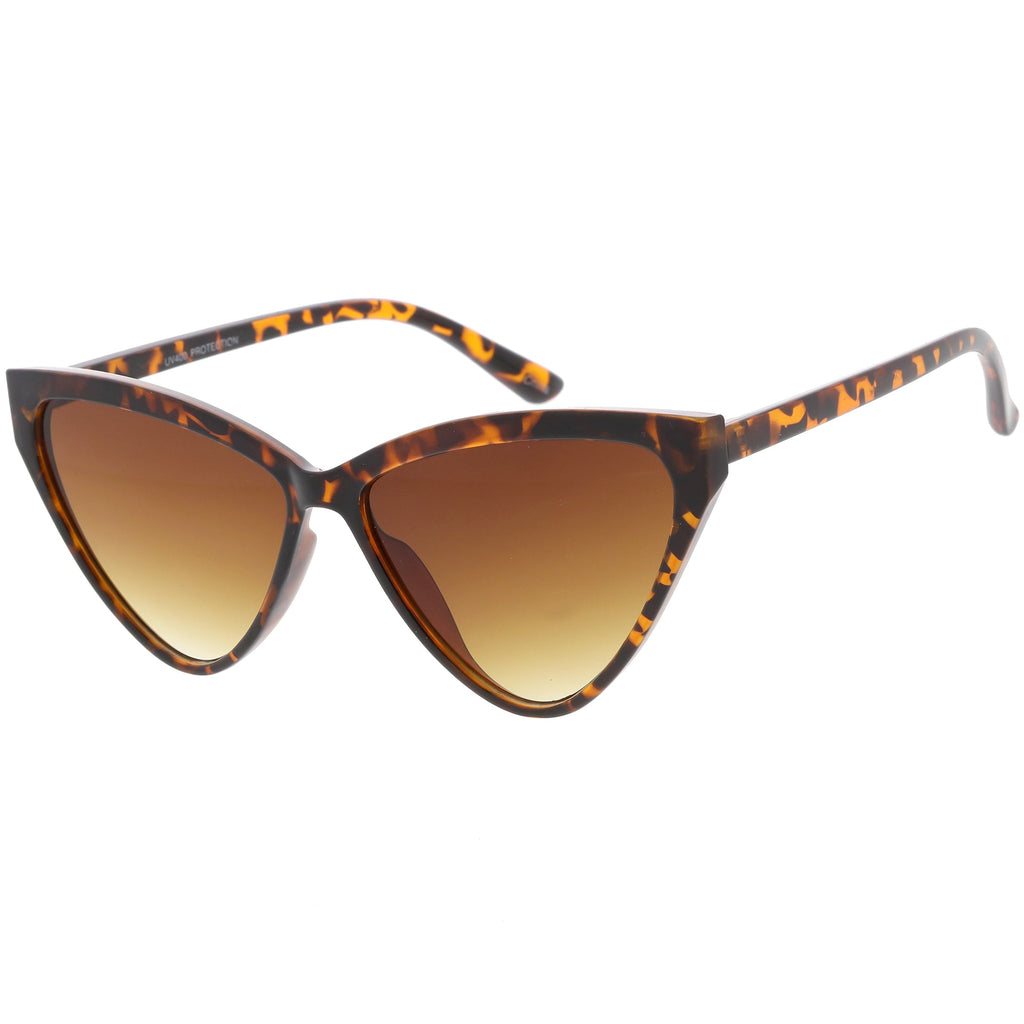 Women's Retro Modern High Tipped Cat Eye Sunglasses C738