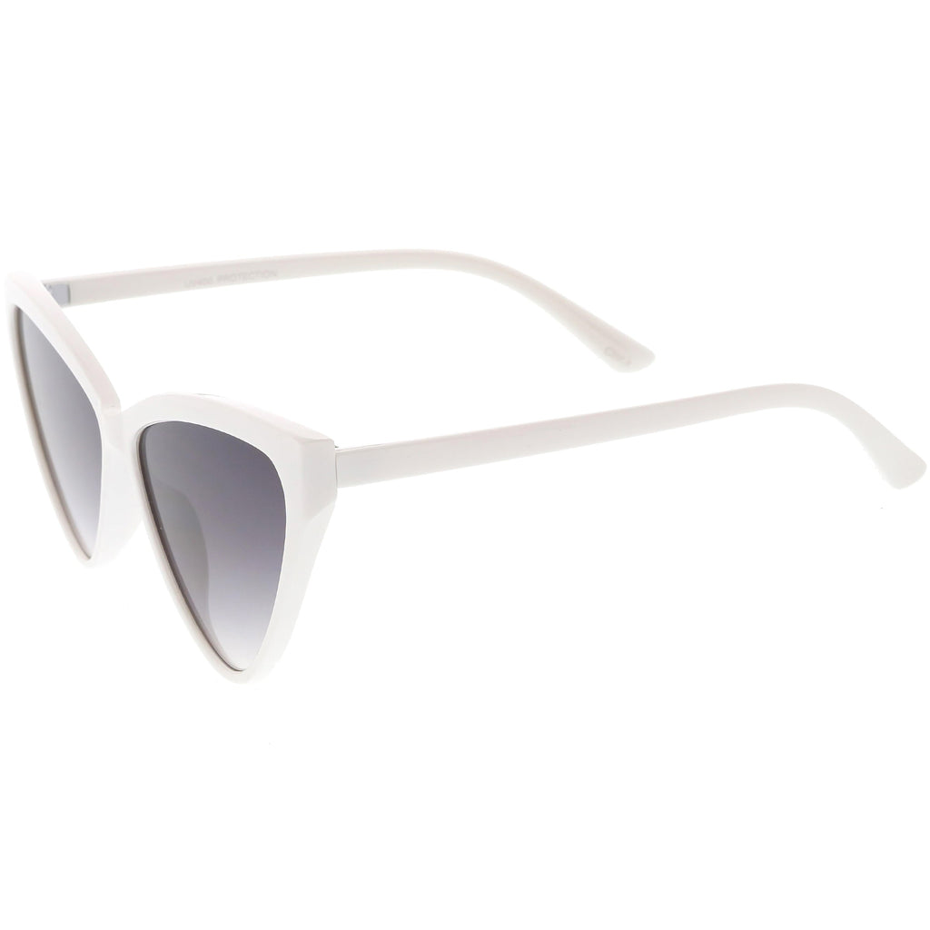 Women's Retro Modern High Tipped Cat Eye Sunglasses C738
