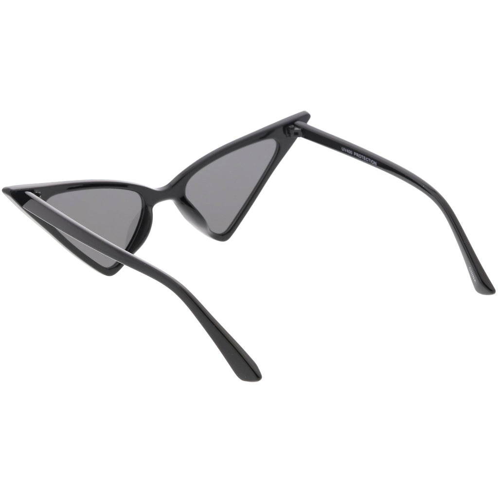 Women's Oversize Retro Modern High Pointed Cat Eye Sunglasses C745