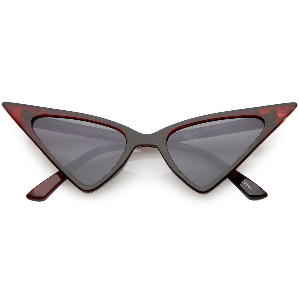 Women's Oversize Retro Modern High Pointed Cat Eye Sunglasses C745