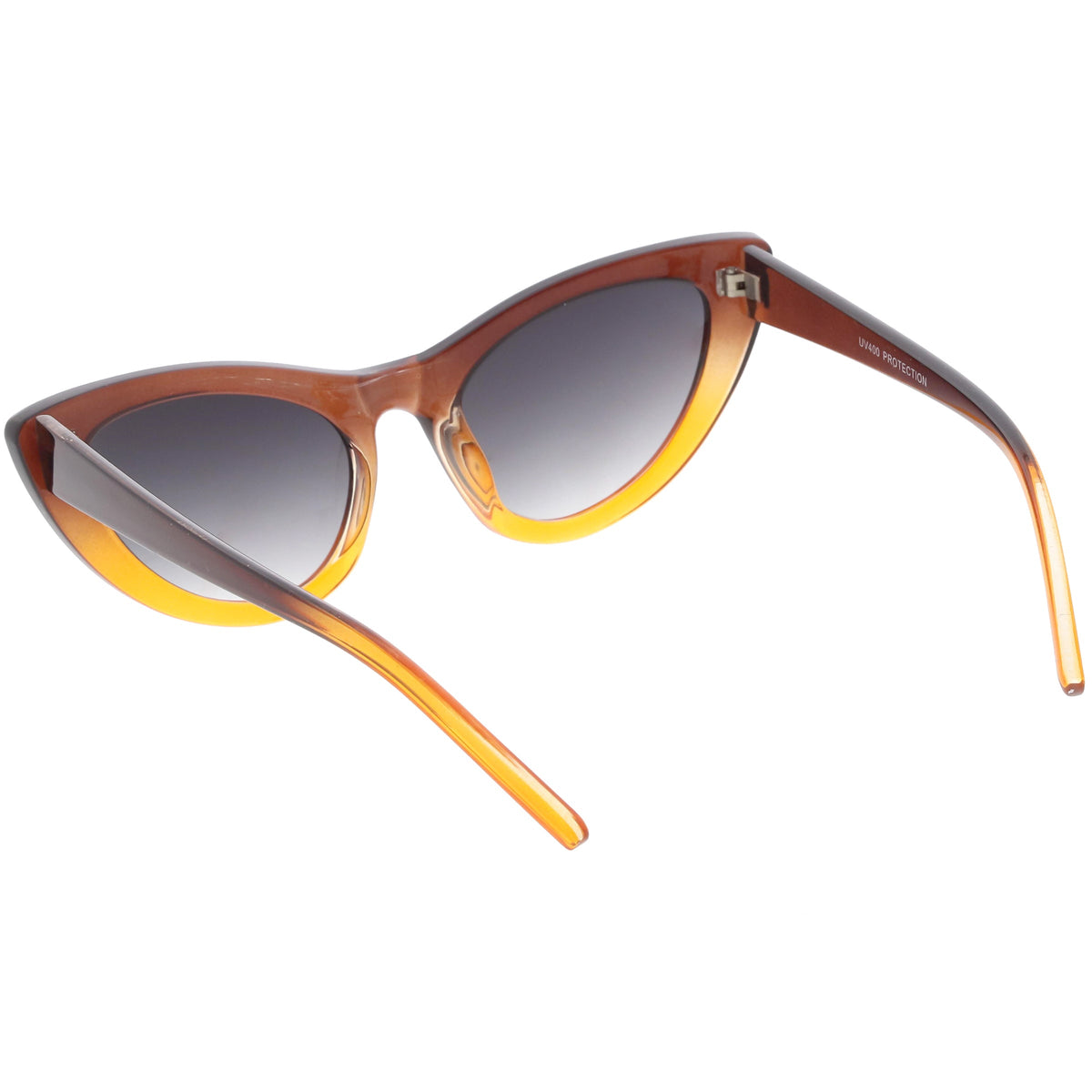Women's Oversize Translucent Gradient Lens Cat Eye Sunglasses C749