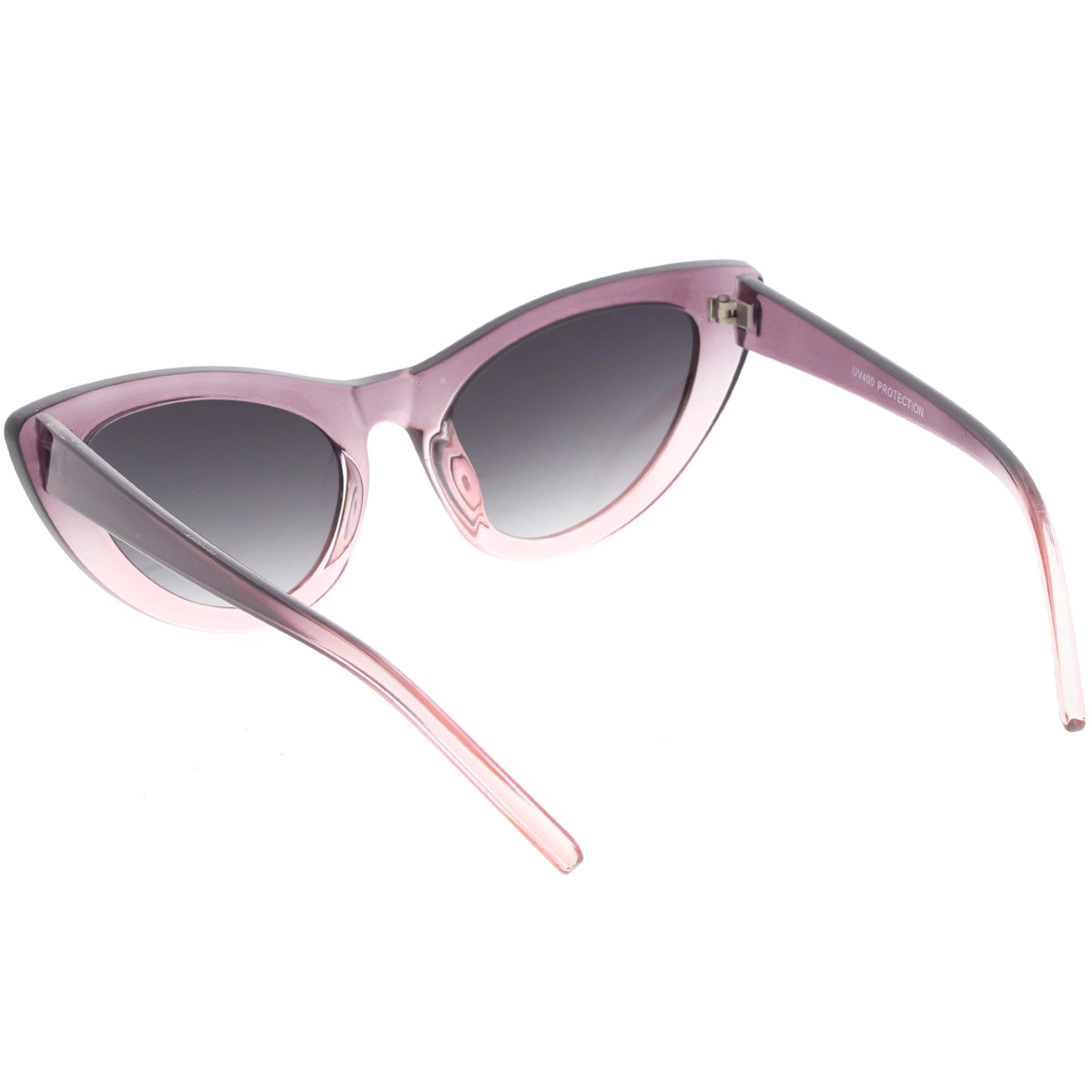 Women's Oversize Translucent Gradient Lens Cat Eye Sunglasses C749