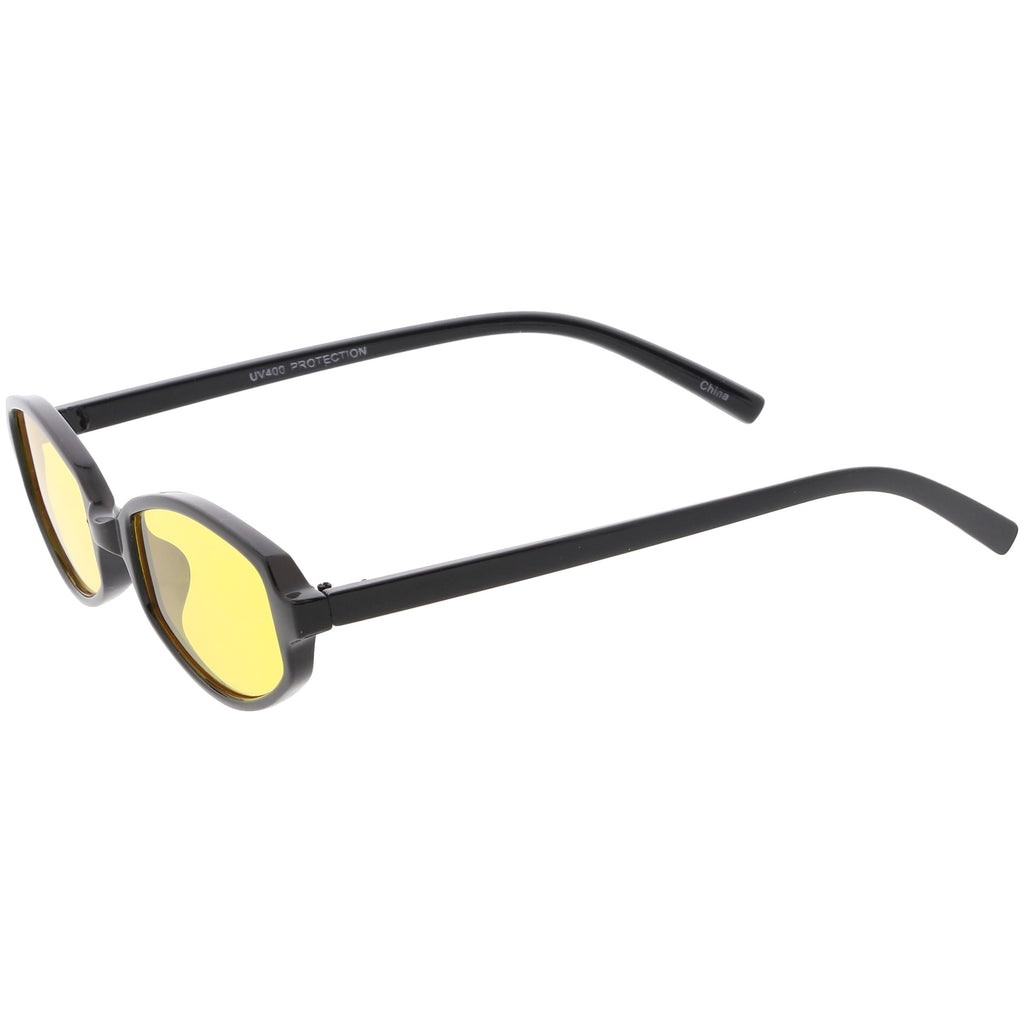 Retro Small Rectangle Color Toned Lens Sunglasses C751