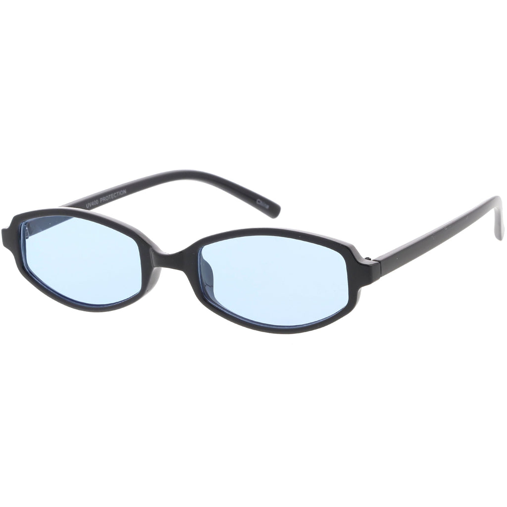 Retro Small Rectangle Color Toned Lens Sunglasses C751