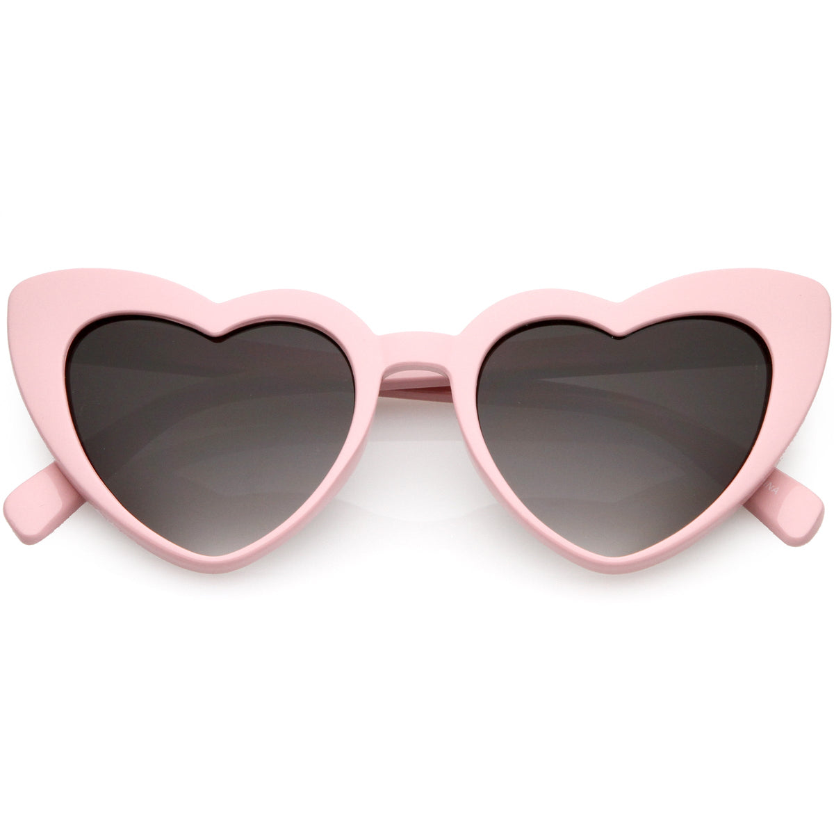 Women's Oversize Flat Lens Heart Shape Cat Eye Sunglasses C759