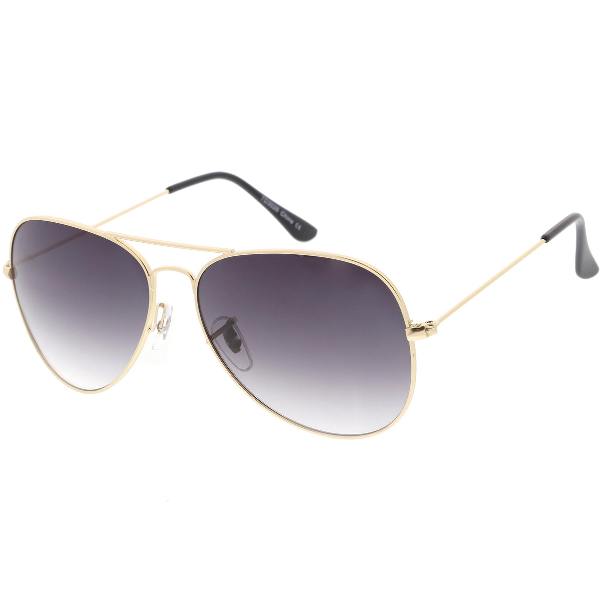 Large Full Metal Aviator Gradient Lens Sunglasses C764 60mm