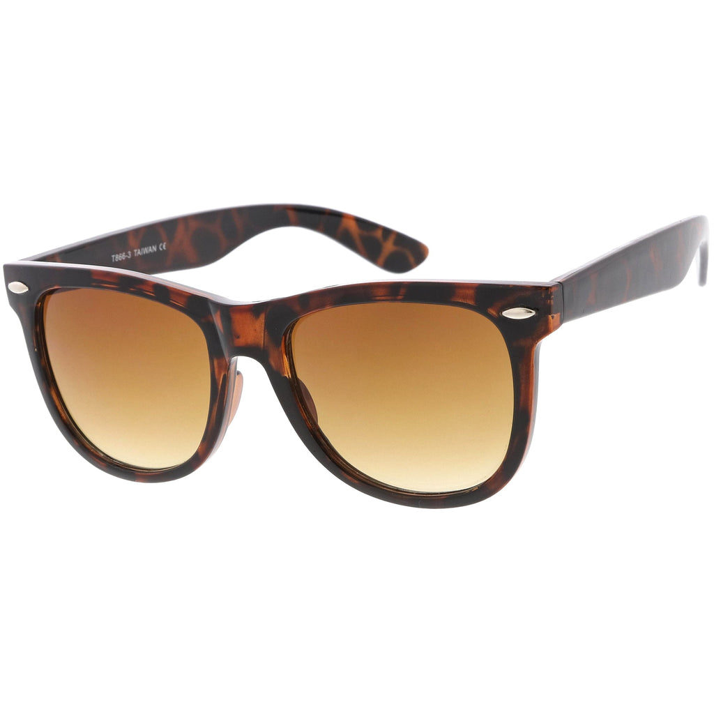 Large Retro Classic Horned Rim Retro Sunglasses C765