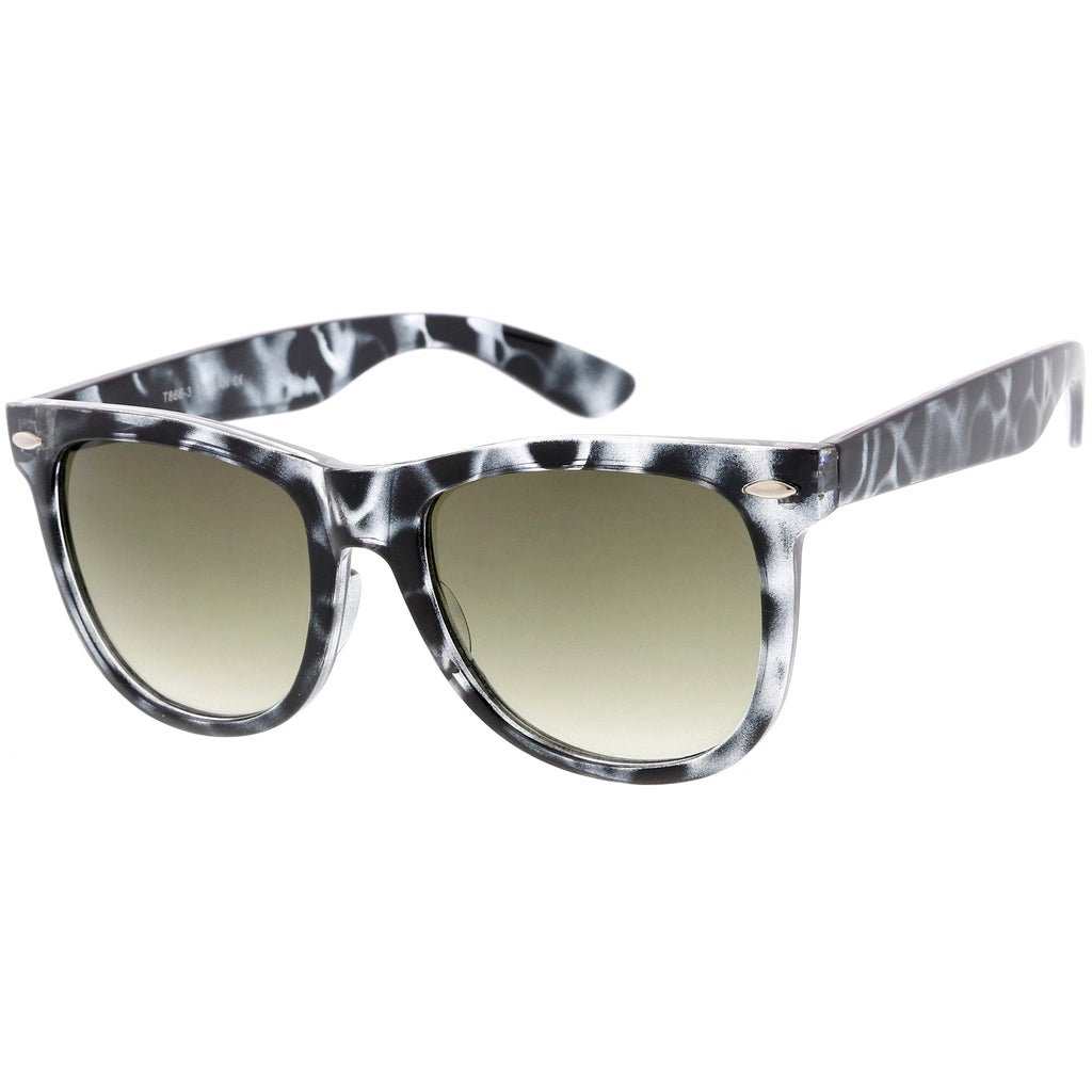 Large Retro Classic Horned Rim Retro Sunglasses C765