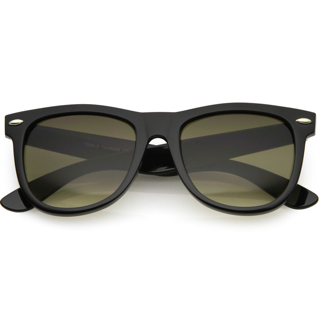 Large Retro Classic Horned Rim Retro Sunglasses C765