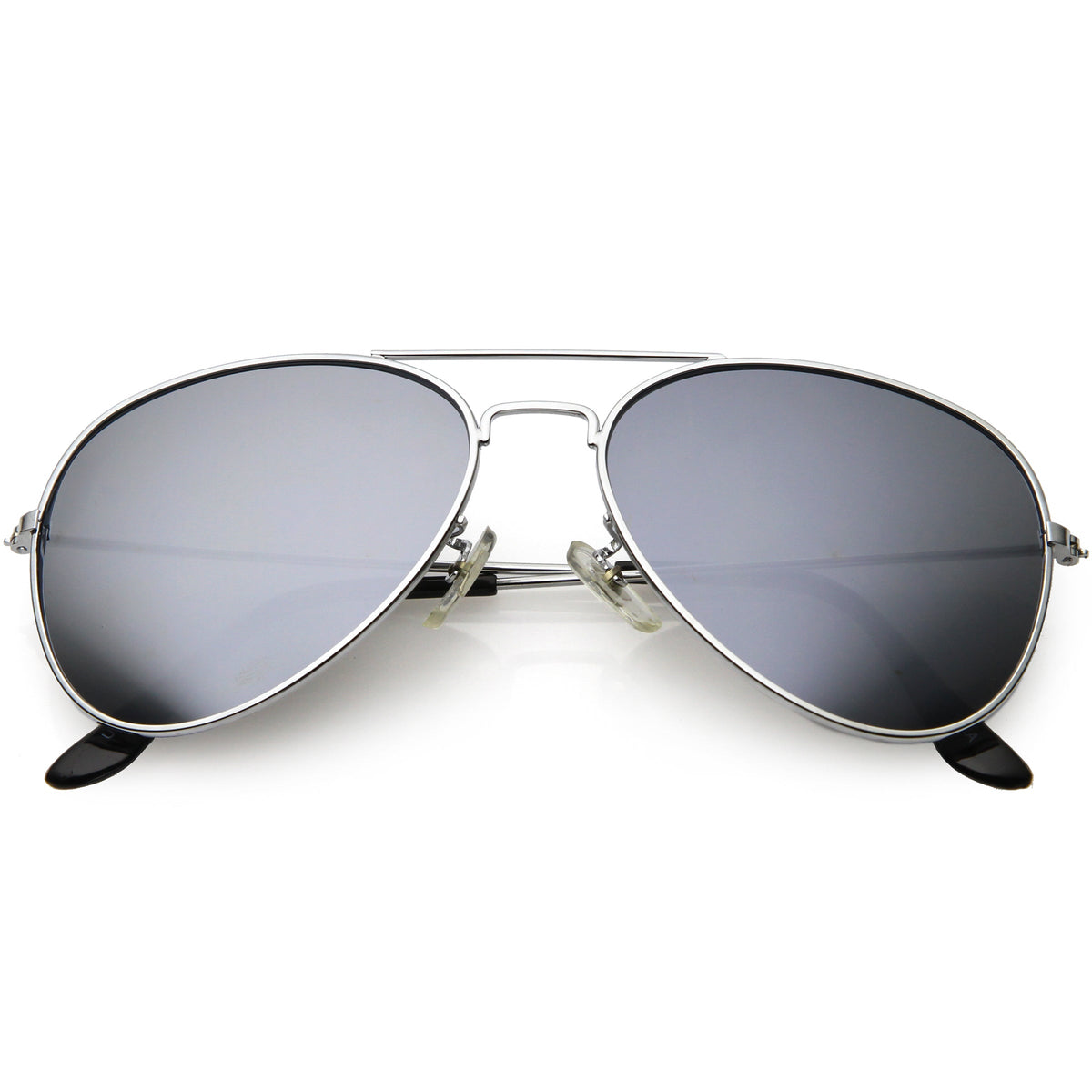 Classic Metal Silver Mirror Lens Aviator Sunglasses C781