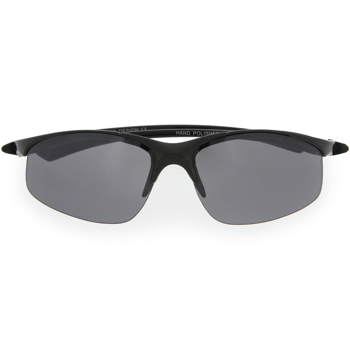 Men's Lightweight Half Frame Active Sports Wrap Around Sunglasses C788