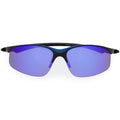 Men's Lightweight Half Frame Active Sports Wrap Around Sunglasses C788