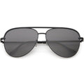 Retro Modern Oversize Flat Lens Aviator Sunglasses C791 54mm