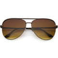 Classic Oversize Retro Modern Flat Lens Aviator Sunglasses C792 54mm