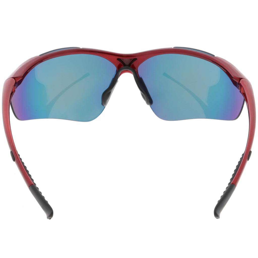 Performance TR-90 Sports Shield Mirrored Lens Sunglasses C797