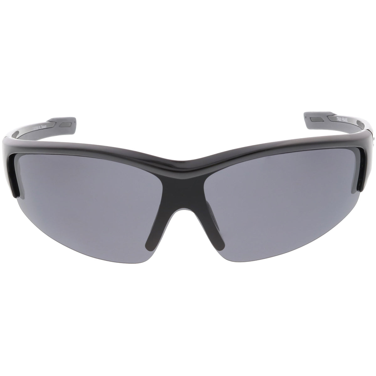Performance TR-90 Semi Rimless Sports Wrap Polarized Sunglasses C801