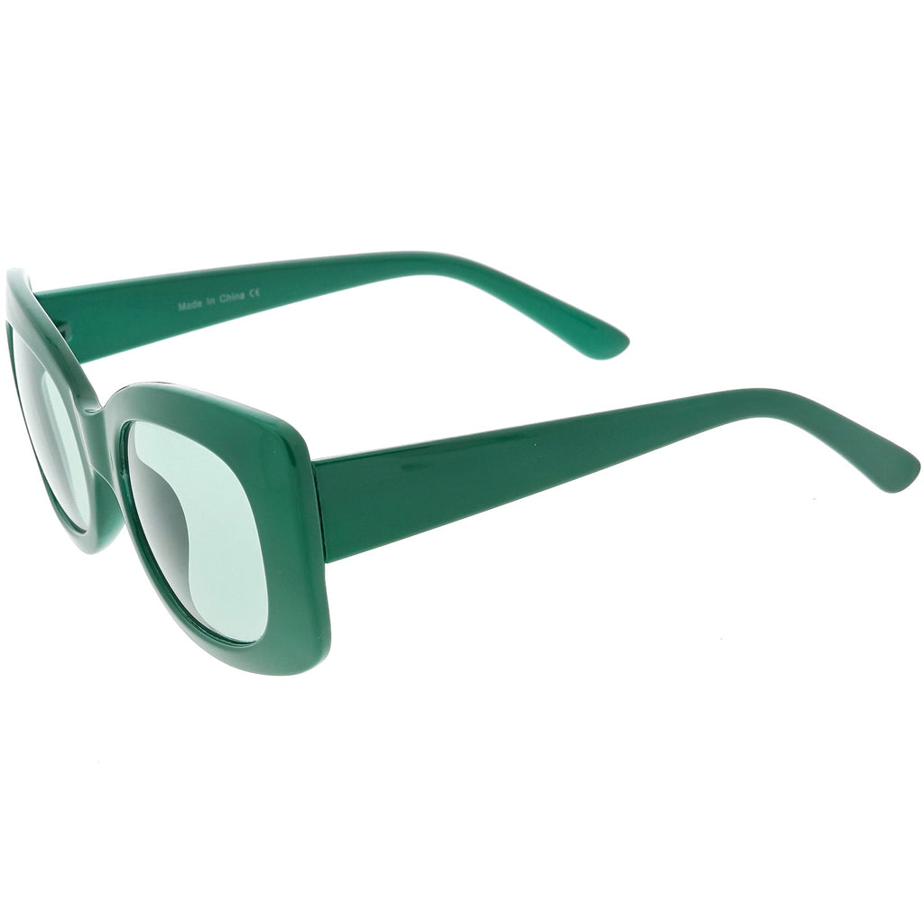 Women's Retro Rectangle 1950's Fashion Sunglasses C832