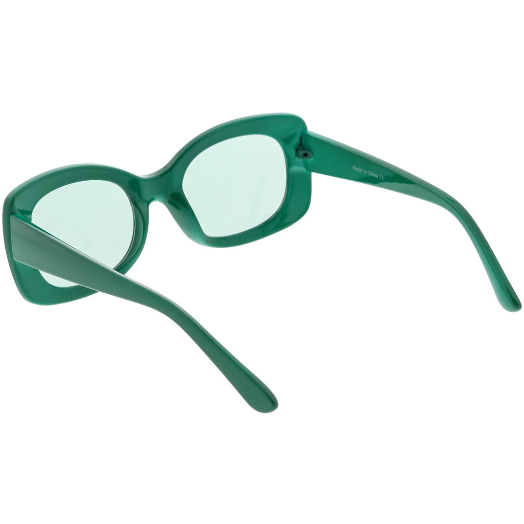 Women's Retro Rectangle 1950's Fashion Sunglasses C832