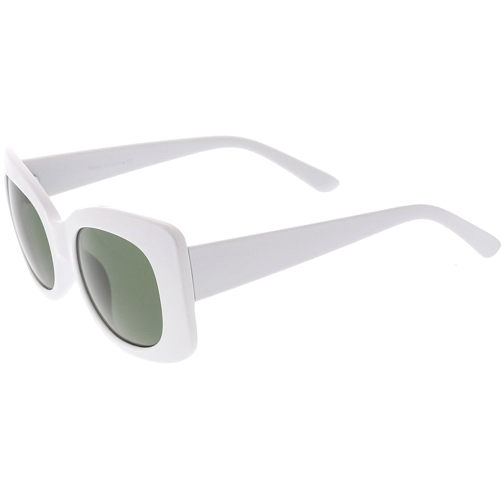 Women's Retro Rectangle 1950's Fashion Sunglasses C832