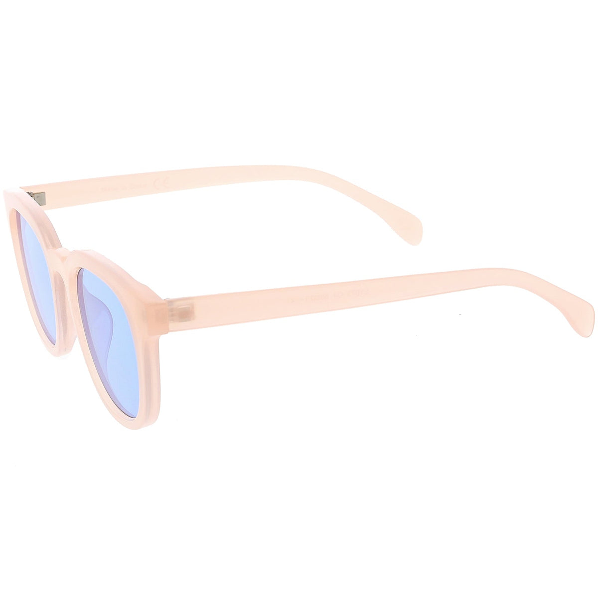 Retro Modern Horned Rim Flat Lens Dapper Sunglasses C835