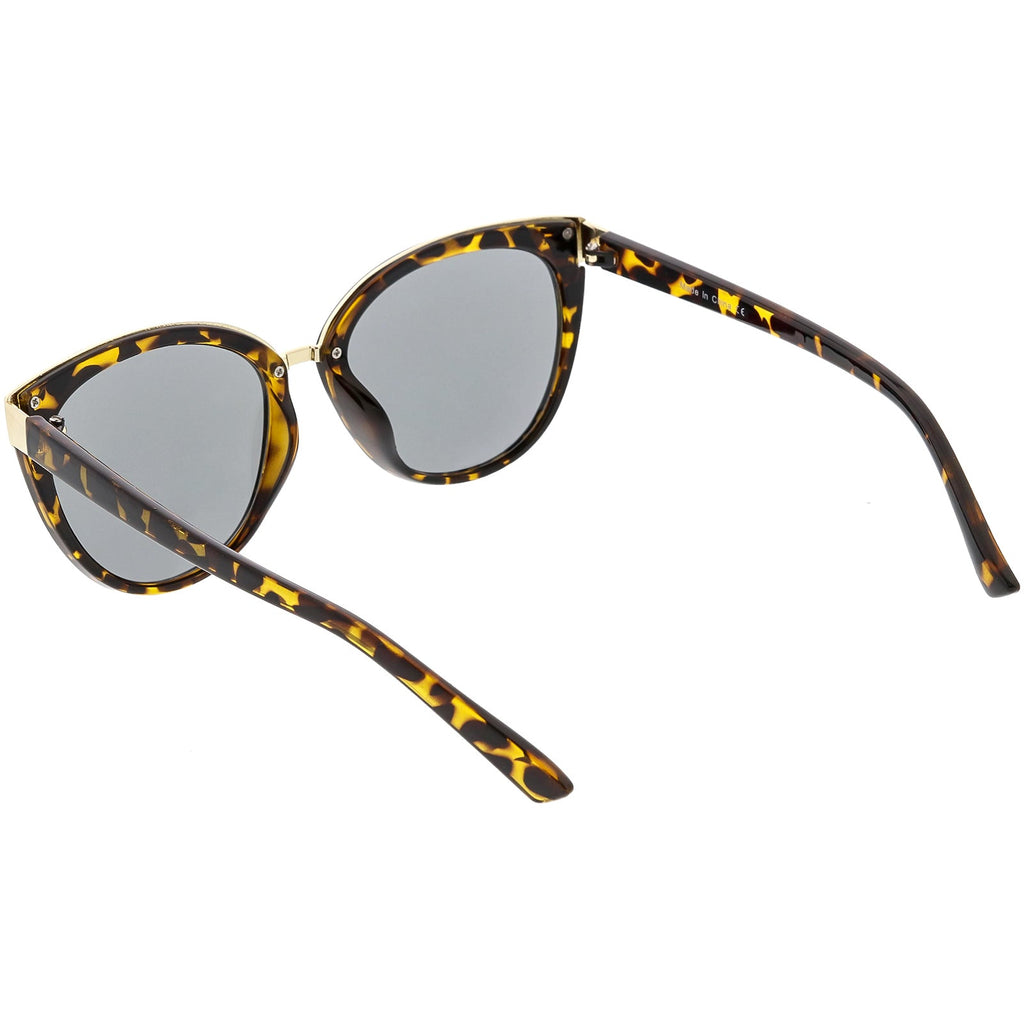 Women's Retro 1950's Oversize Thin Cat Eye Sunglasses C840