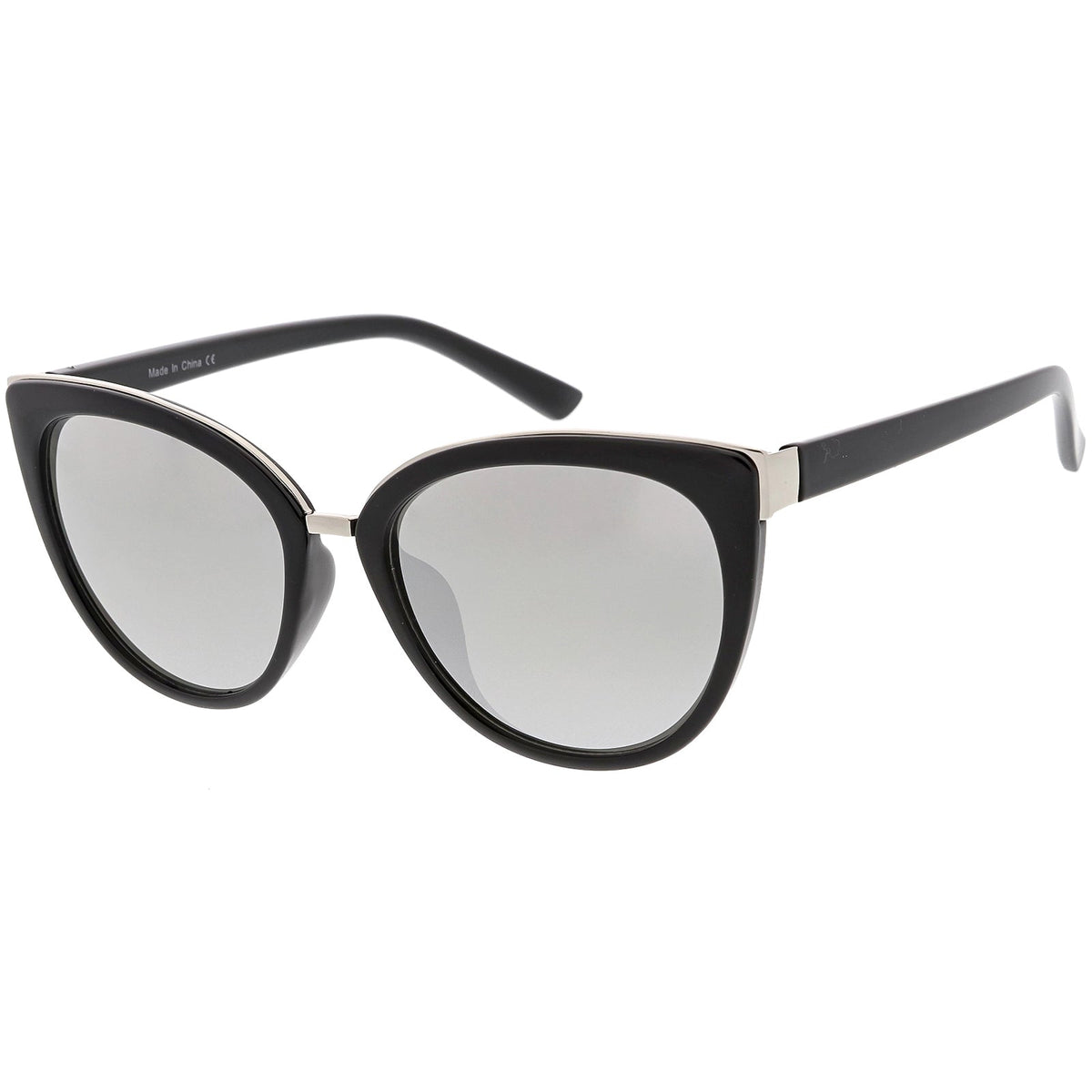 Women's Retro 1950's Oversize Thin Cat Eye Sunglasses C840