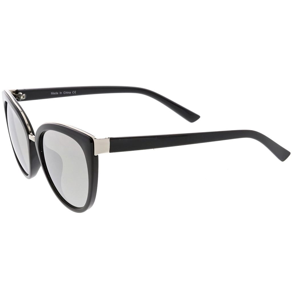 Women's Retro 1950's Oversize Thin Cat Eye Sunglasses C840