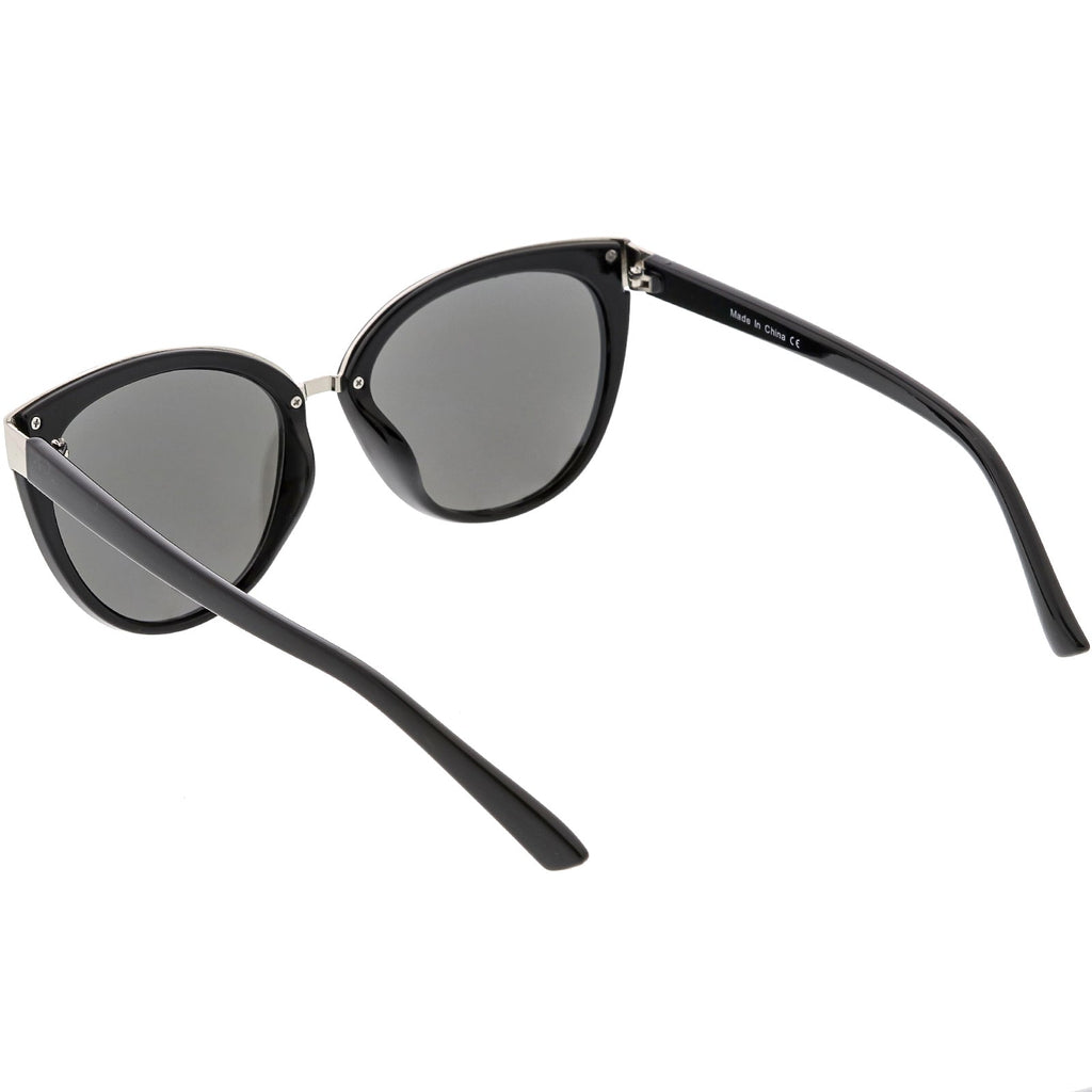 Women's Retro 1950's Oversize Thin Cat Eye Sunglasses C840
