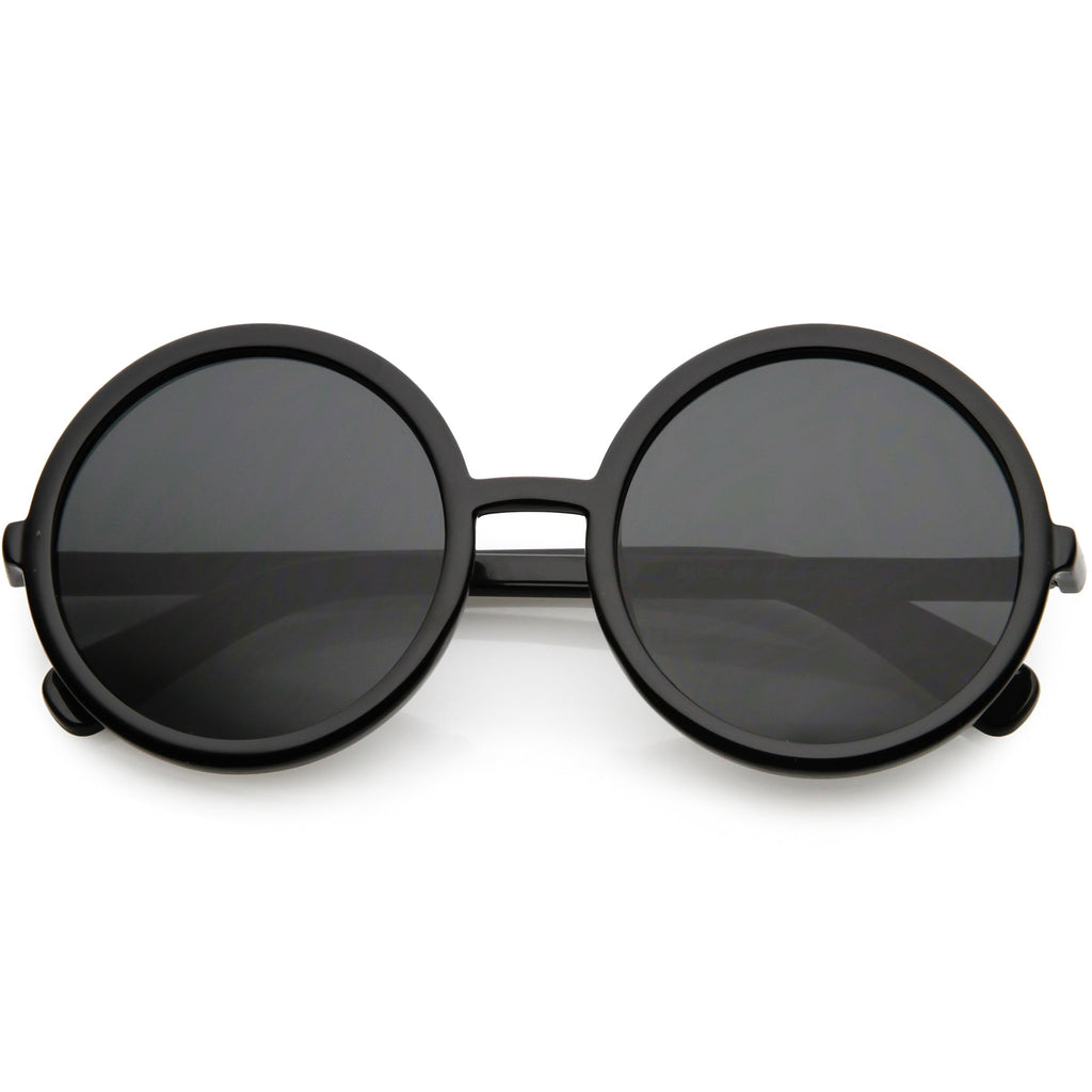 Large Retro Round Circle 1970's Fashion Sunglasses C855