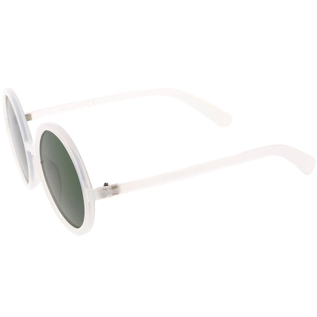 Large Retro Round Circle 1970's Fashion Sunglasses C855