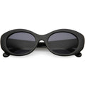 Women's Retro Oval Clout Thick Frame Sunglasses C867