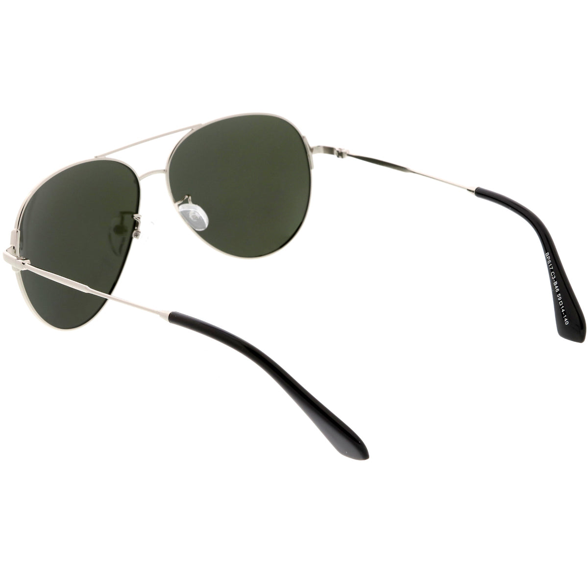 Oversize Metal Arms Polarized Lens Aviator Sunglasses C886