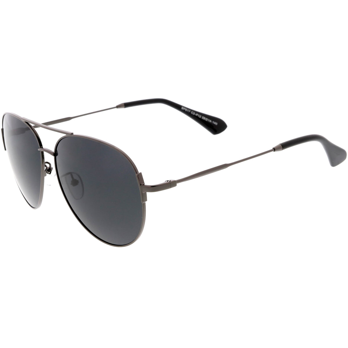 Oversize Metal Arms Polarized Lens Aviator Sunglasses C886