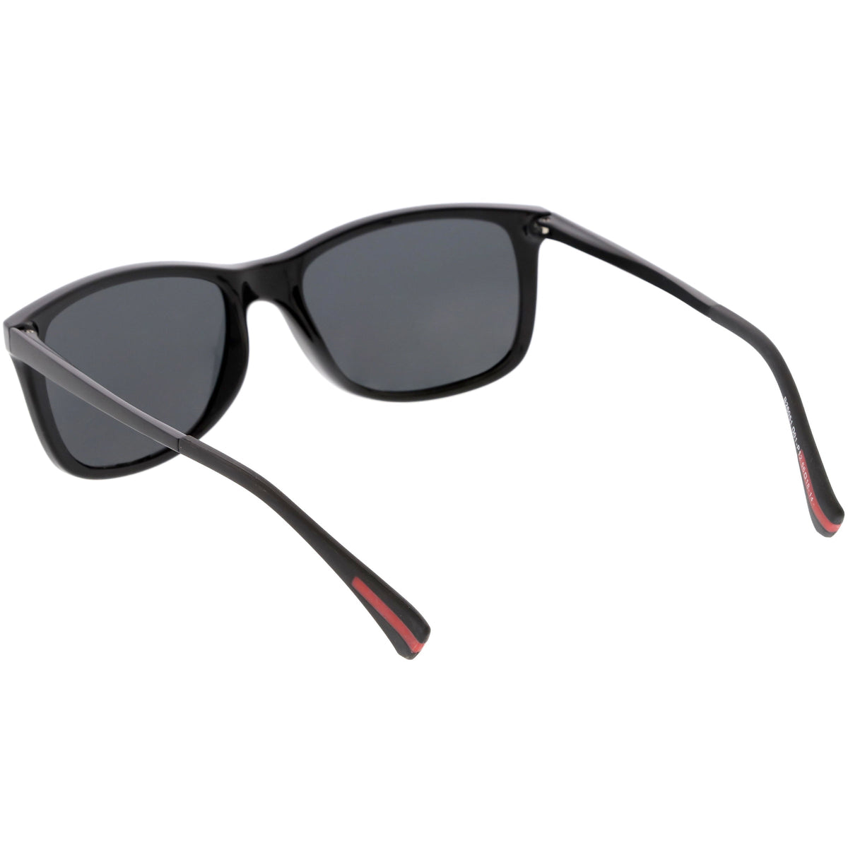 Classic Horn Rimmed Metal Arms Polarized Lens Square Sunglasses C891