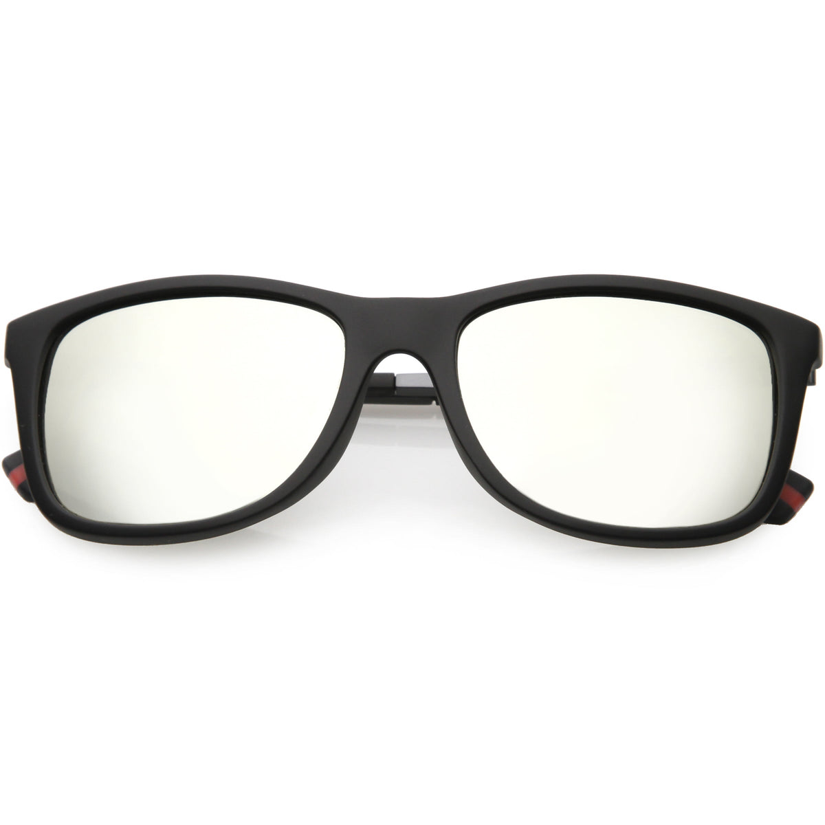 Classic Horn Rimmed Metal Arms Polarized Lens Square Sunglasses C891
