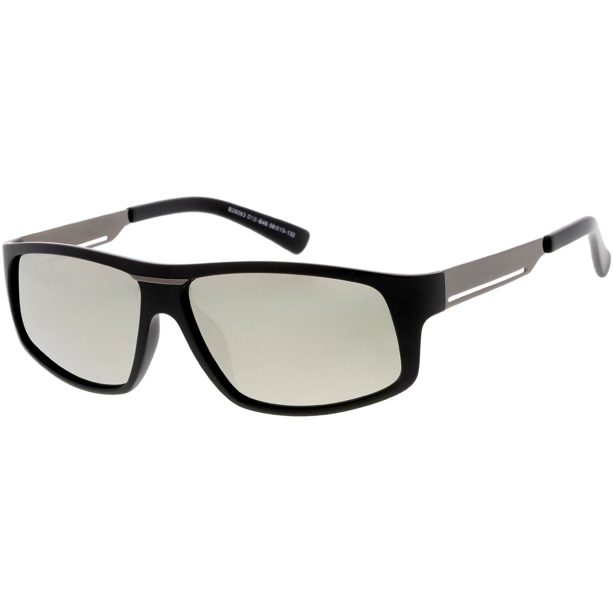 Lifestyle Flat Metal Arms  Polarized Lens Rectangle Sunglasses C892