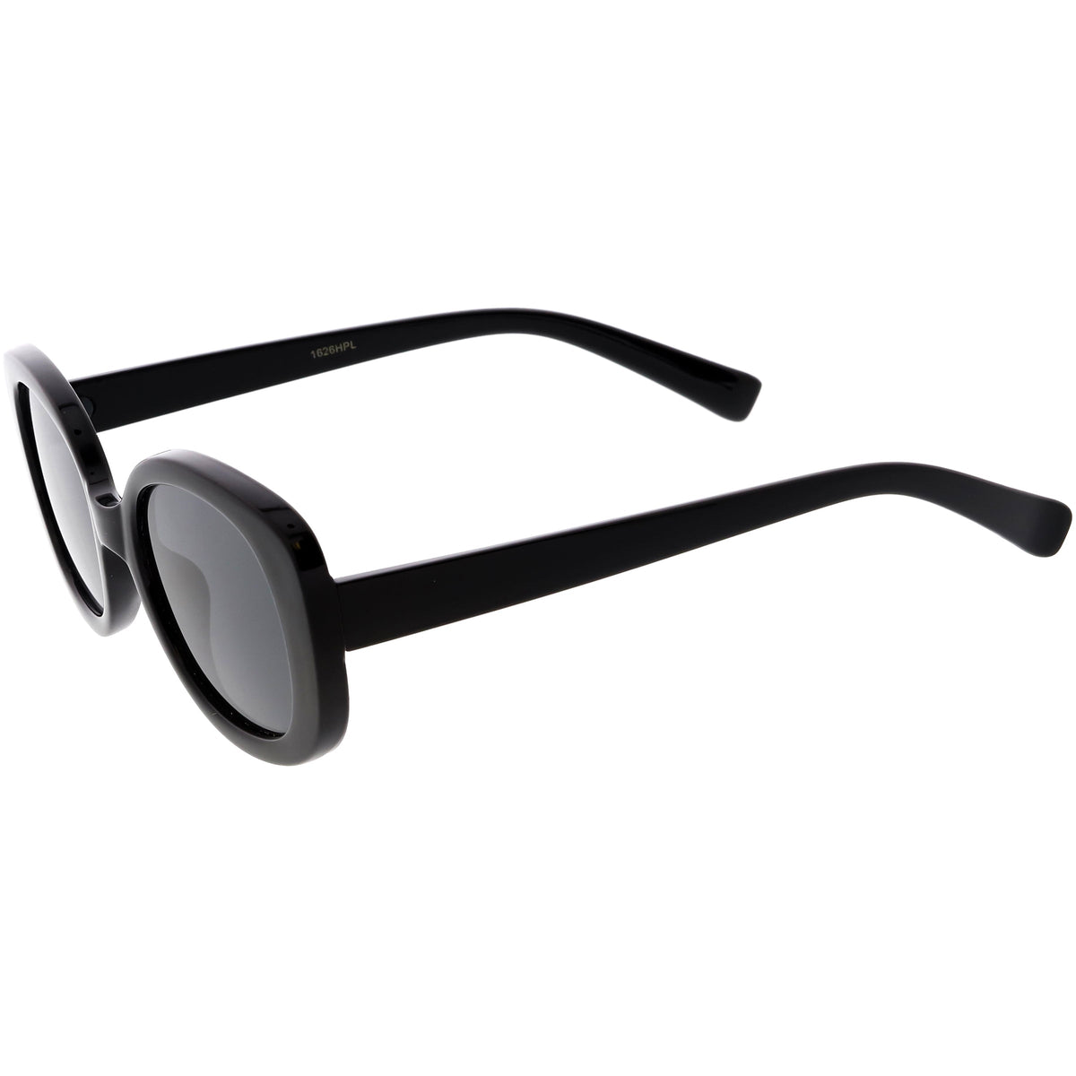 Retro Polarized Lens Wide Arms Oval Sunglasses C926