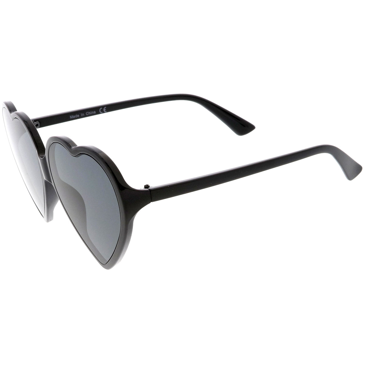 Women's Oversize Heart Shape Color Tone Sunglasses C931