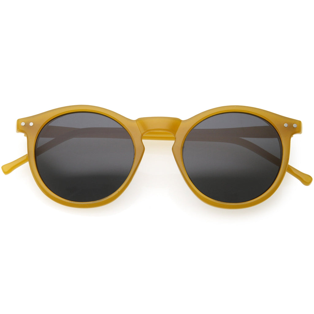 Vintage Inspired Round Indie Dapper P3 Polarized Sunglasses C933