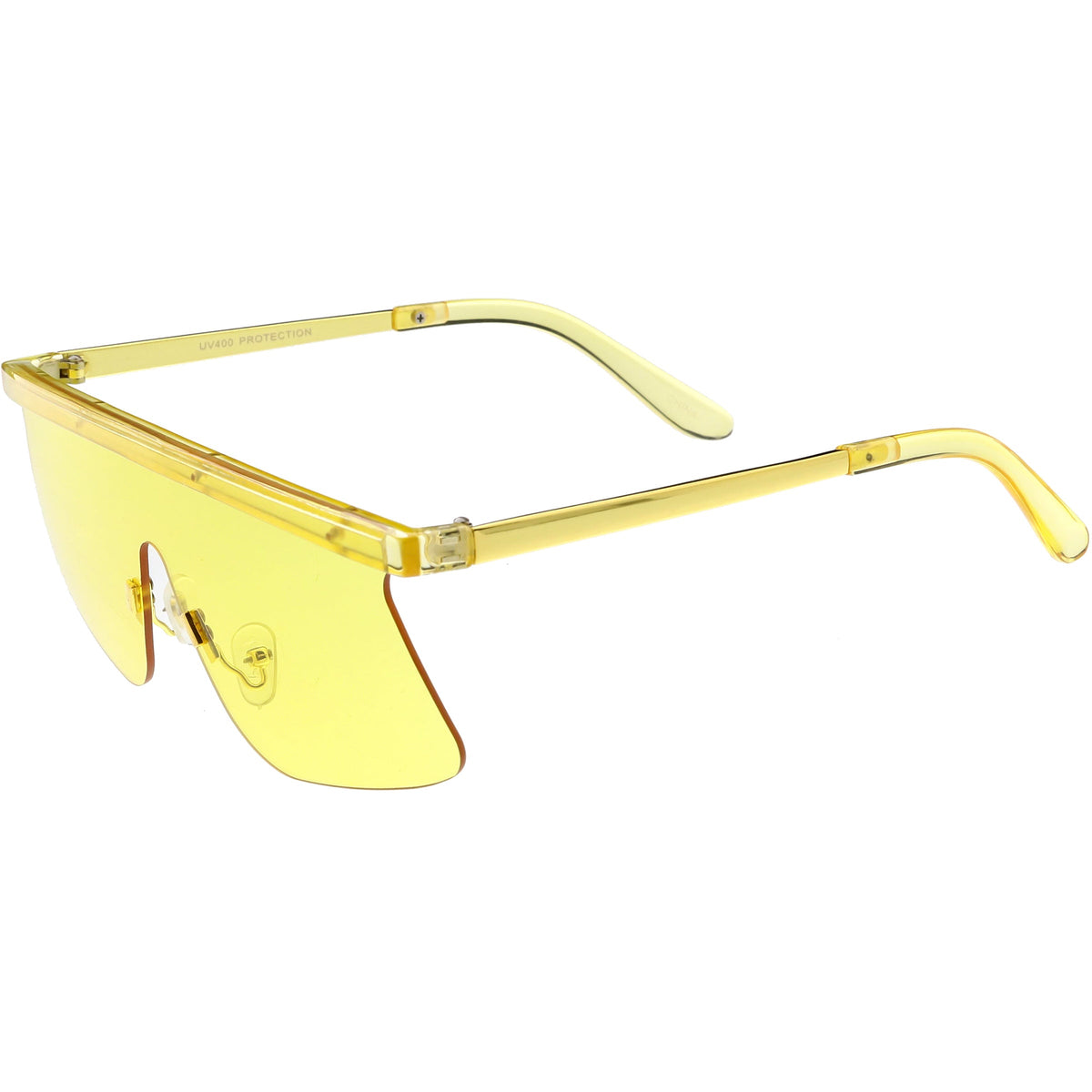 Retro Modern Blade Cut Shield Sports Sunglasses C941